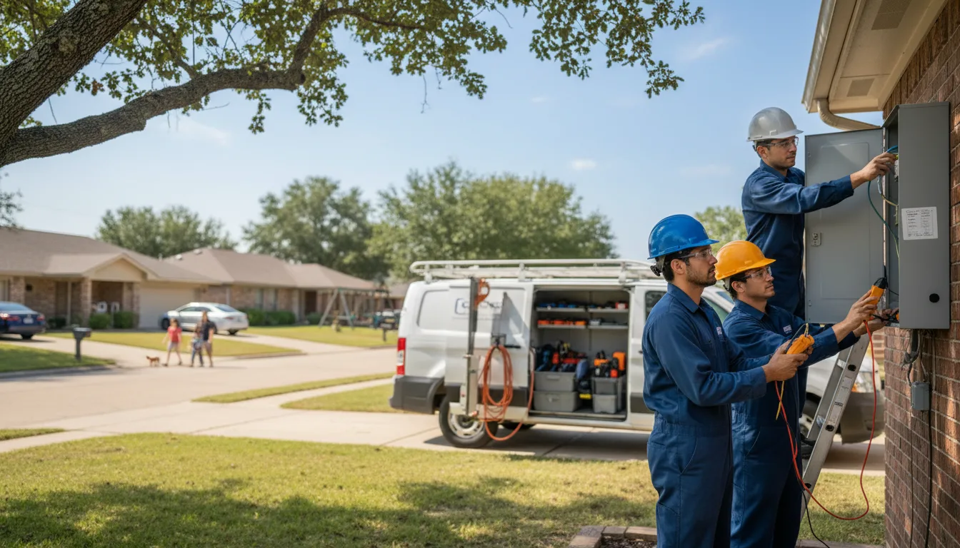 Certified electrician providing emergency electrical services in Blairsburg, IA